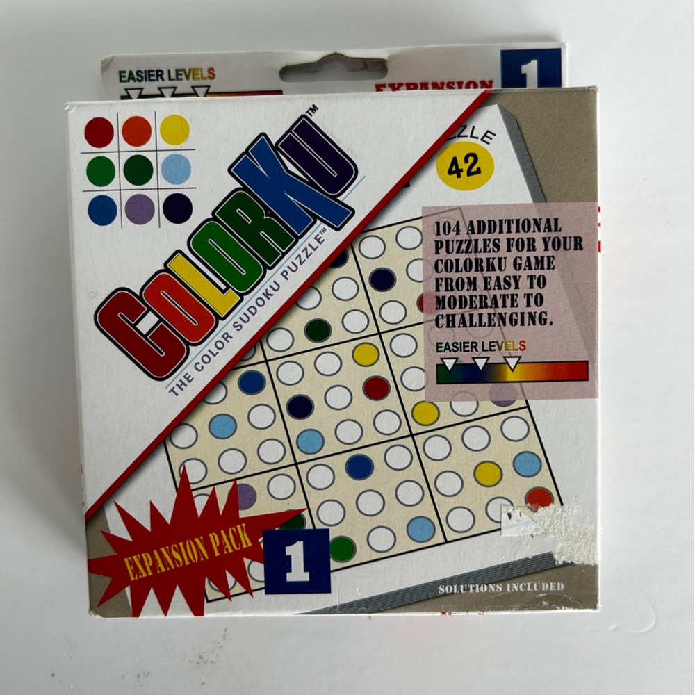 Colorku Expansion Puzzle Card Pack - Pack 1 Mad Cave Bird Games